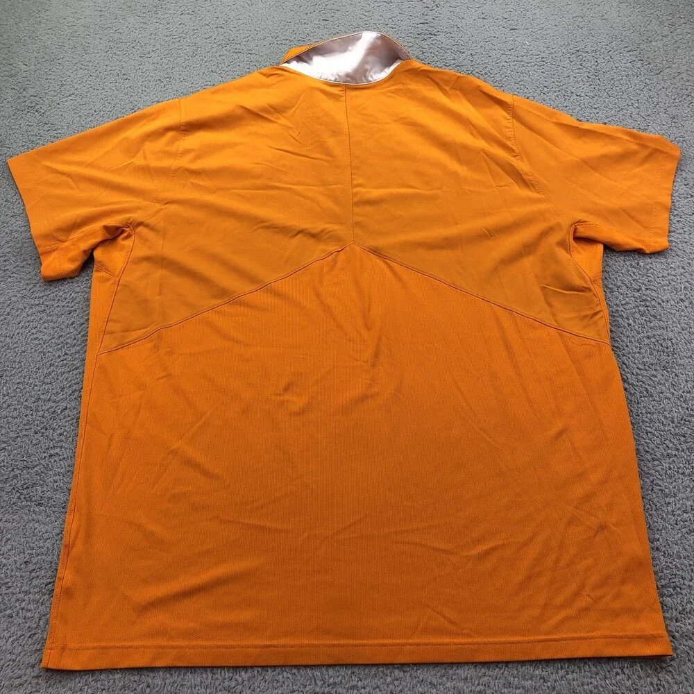 Tennessee Volunteers Polo Shirt Mens 3XL Orange NCAA Football Nike Dri Fit
